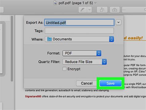 How to reduce the size of PDF .